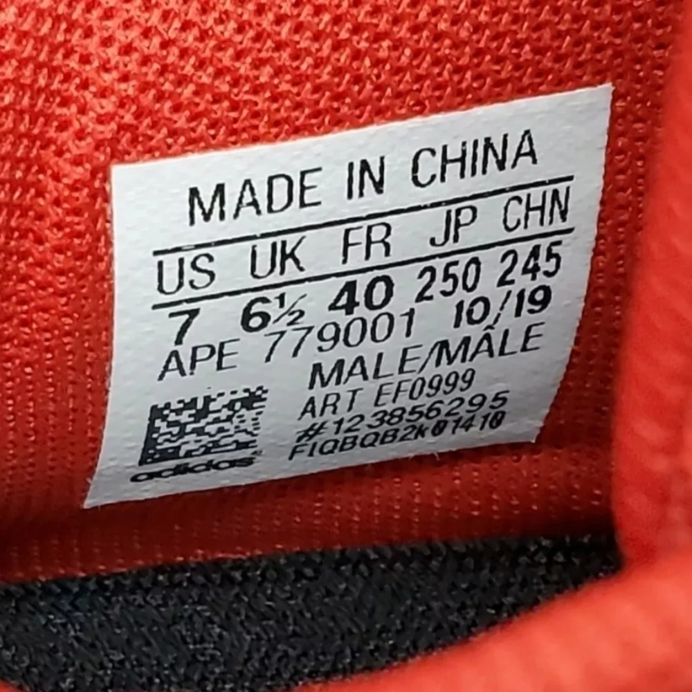 Adidas Harden Vol. 4 Basketball Shoes Red Black EF0999 Men USA Size 7 New